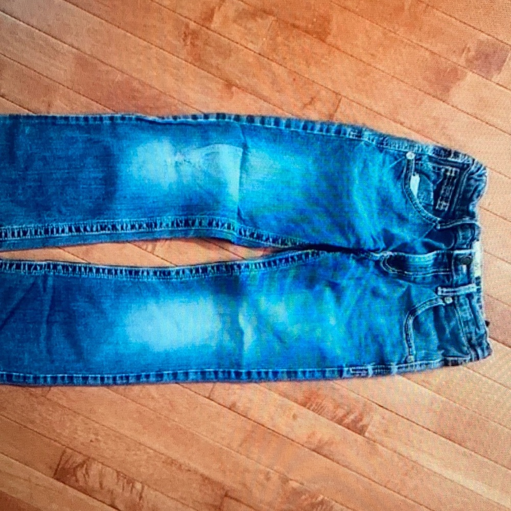 Wrangler Blue Denim straight leg jeans